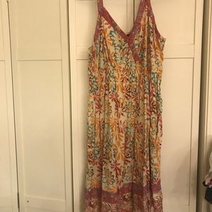 Floral print summer dress